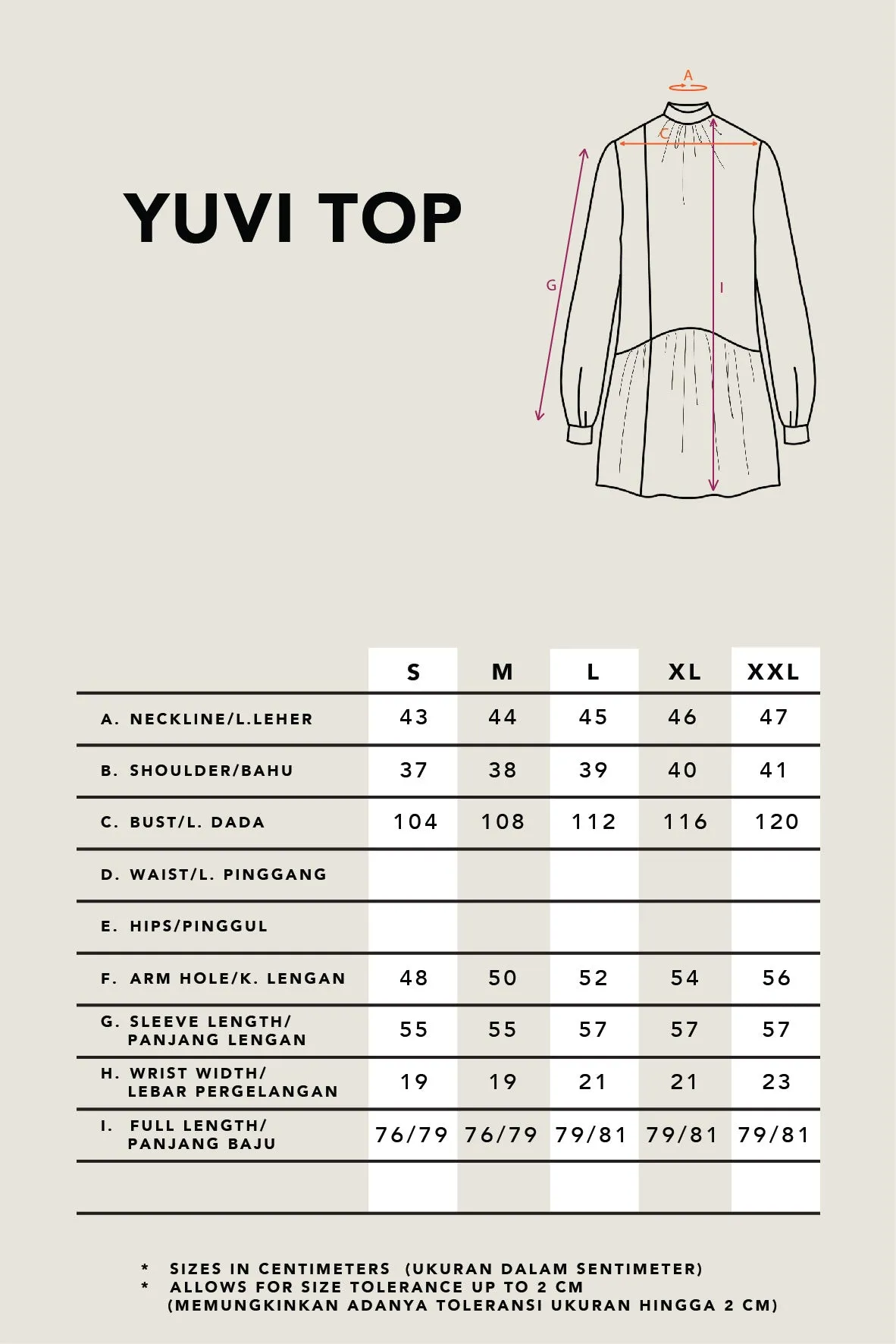 YUVI TOP BEIGE
