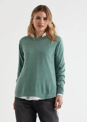 ZAKET & PLOVER Essential Shirt Bottom Knit - Moss