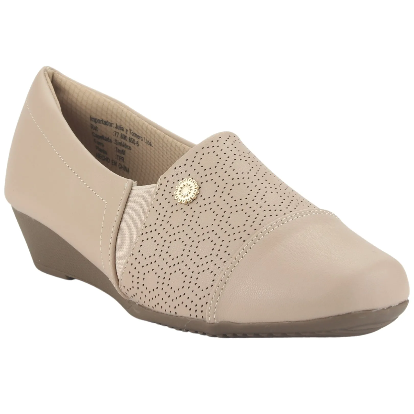 Zapato Chalada Mujer Coles-4 Nude Casual
